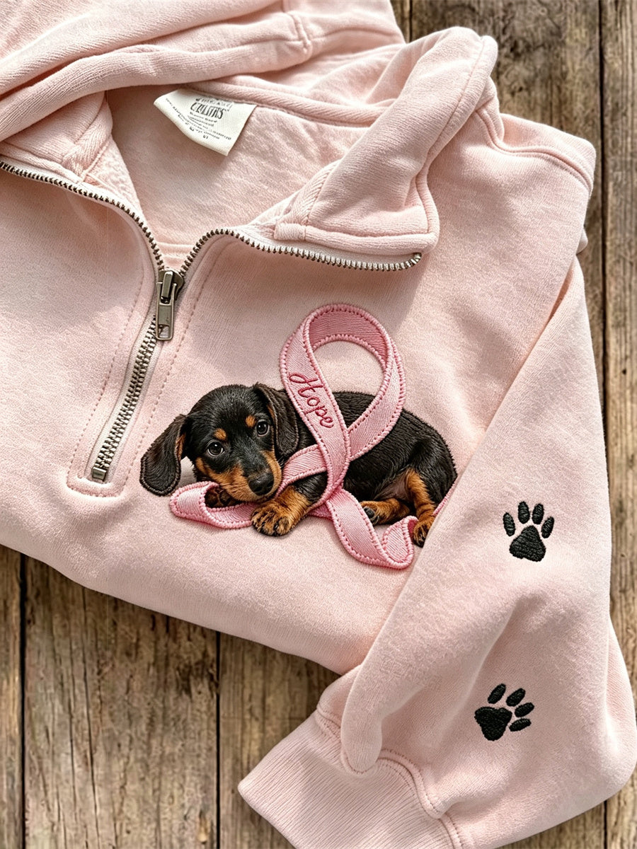 Sille | Sweatshirt med gravhund og poteprint