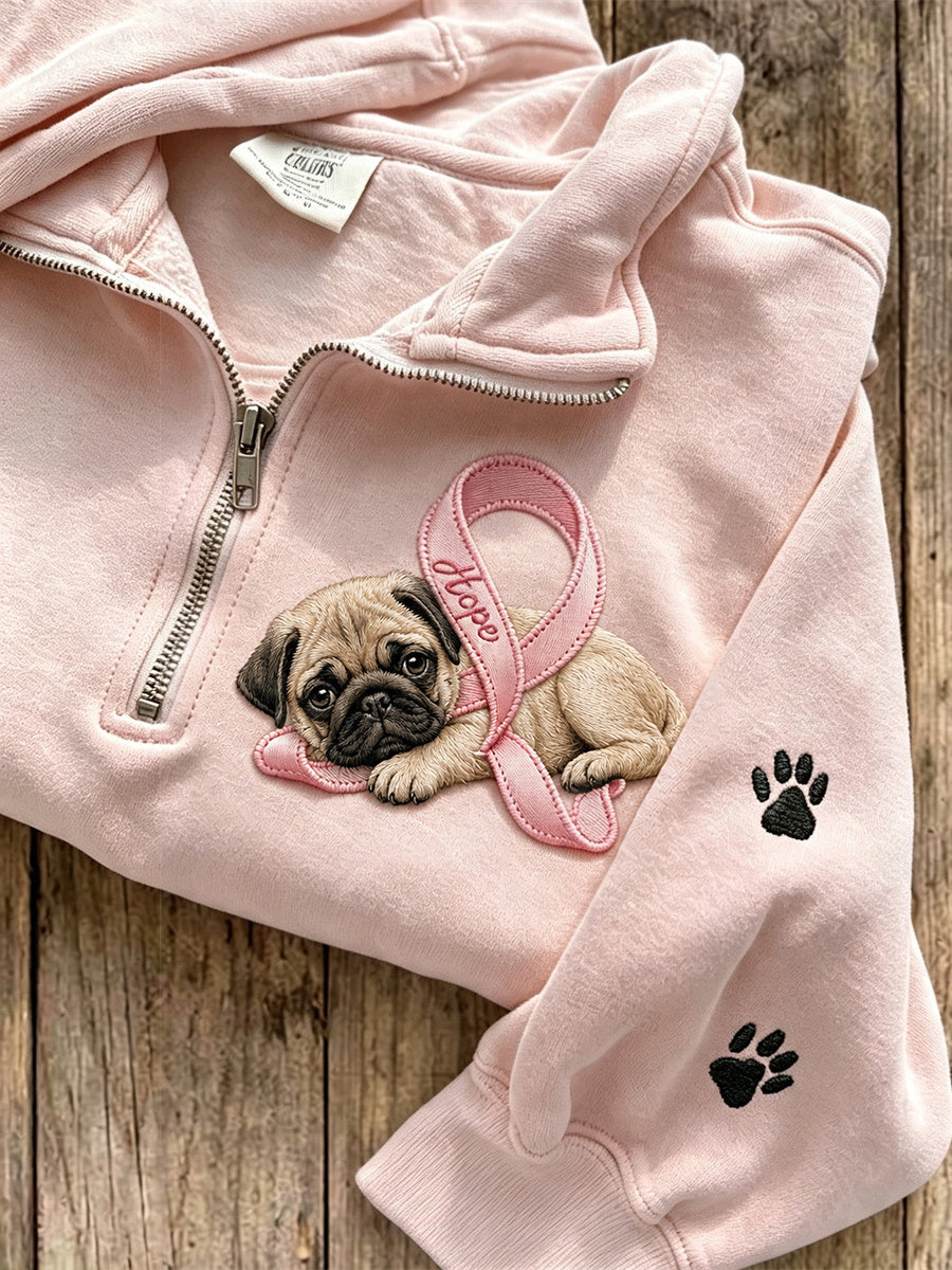 Annika | Sweatshirt med hund og poteprint
