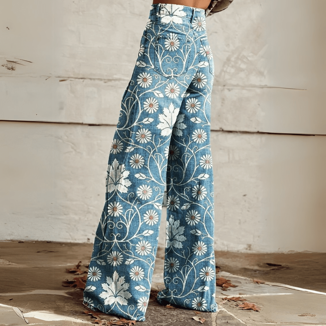 Simone™ - Bredbenede Jeans