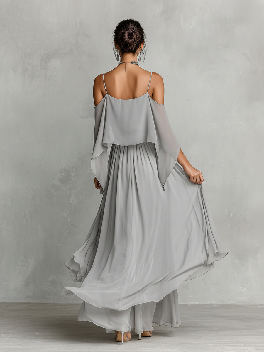 Agnes | chiffon top- og buksesæt